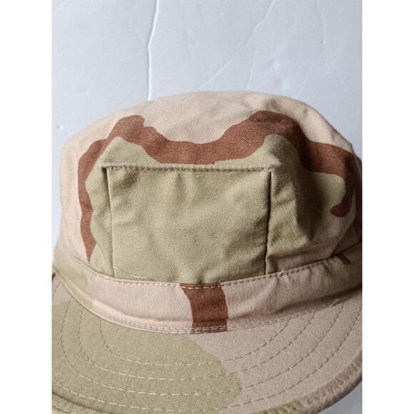 Military Army Flat Cap Men's Medium Camouflage - Picture 2 of 7